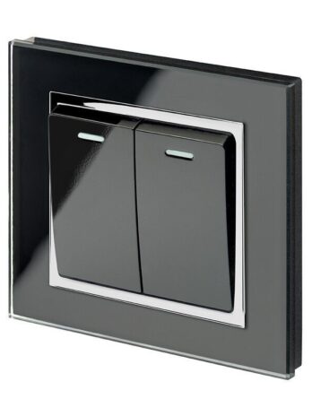 2-Gang-Wall-Light-Switch-Glass-Panel